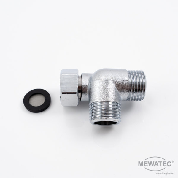 MEWATEC T-Stück 1/2 Zoll x 1/2 Zoll x 1/2 Zoll mit 10mm Versatz - MEWATEC Original-Zubehör