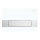 MEWATEC Betätigungsplatte F170W | G300017 | Glas, eckig, weiß