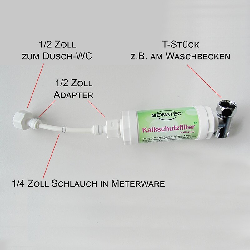 Wasserumkehrosmose Einlass Adapter Set - 1/2 Zoll Auf 1/4 Zoll Für RO Filter Systeme