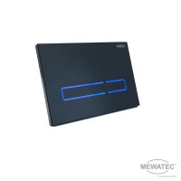 MEWATEC Betätigungsplatte SlimFix SF118 LED Soft Touch black - MEWATEC Original-Zubehör